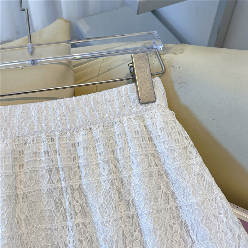 Cake gauze temperament long skirt lace France style skirt