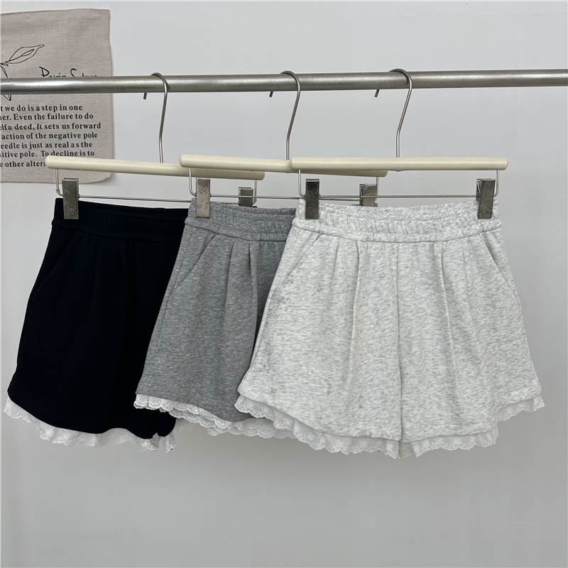 Lace slim casual pants Casual loose sweatpants for women