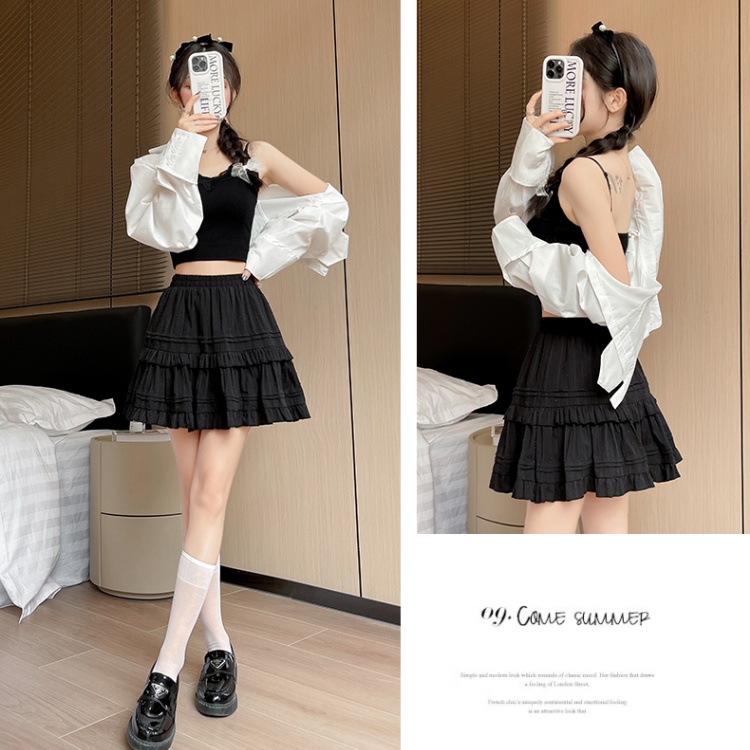 Cake slim short skirt ballet A-line skirt for women