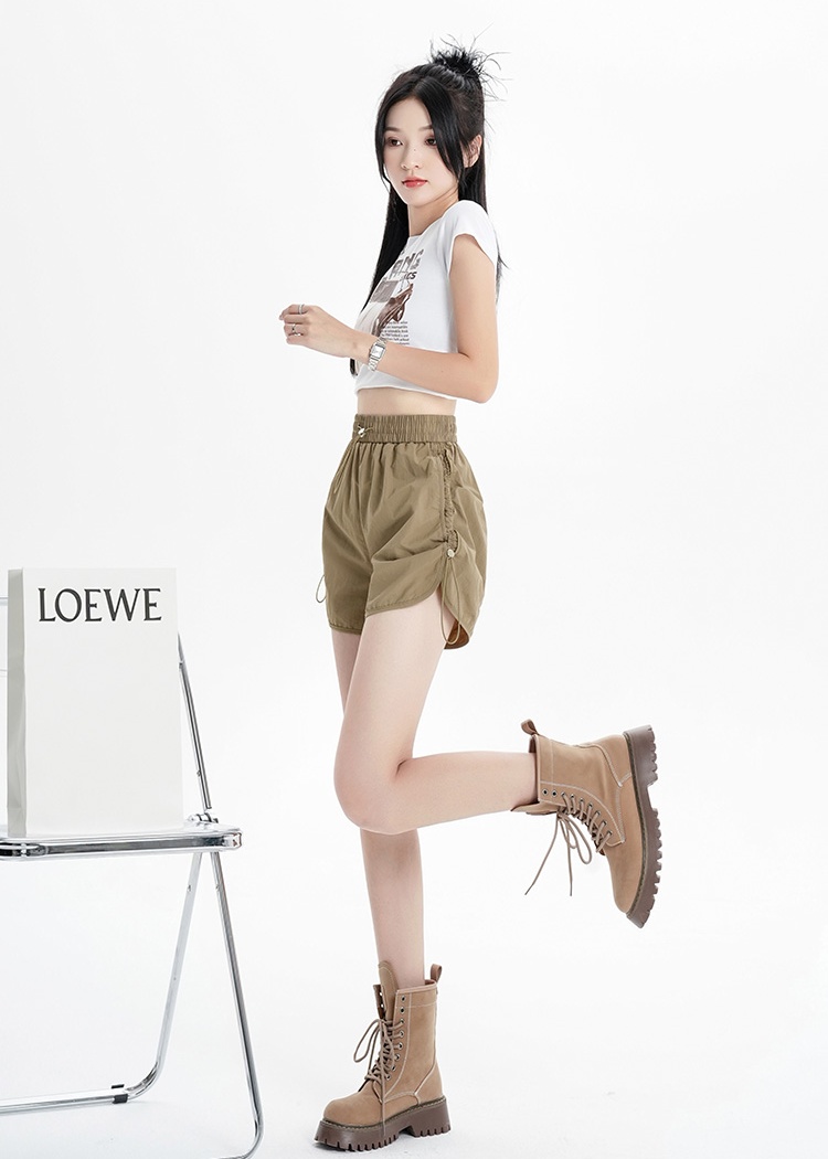 Wicking American style work clothing summer shorts for women