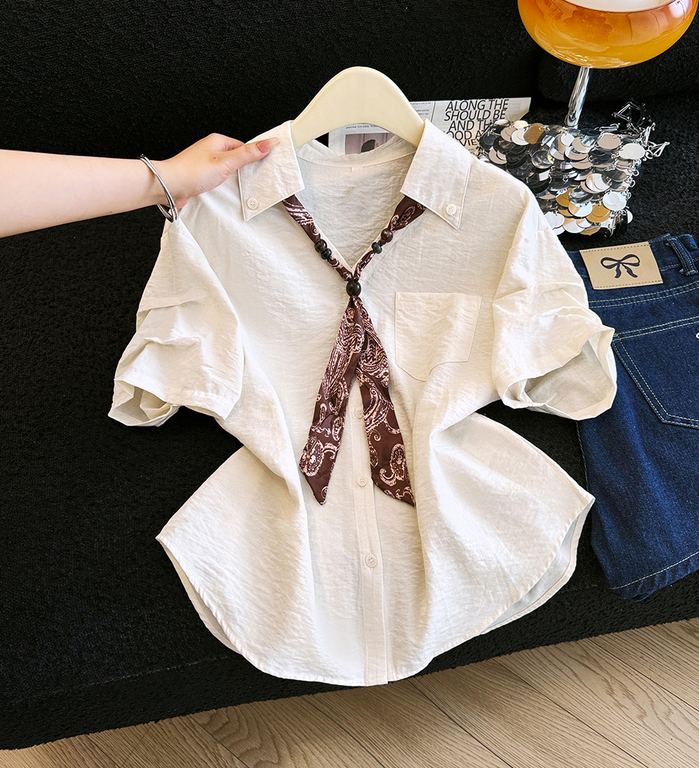 Short sleeve summer shirt all-match small shirt