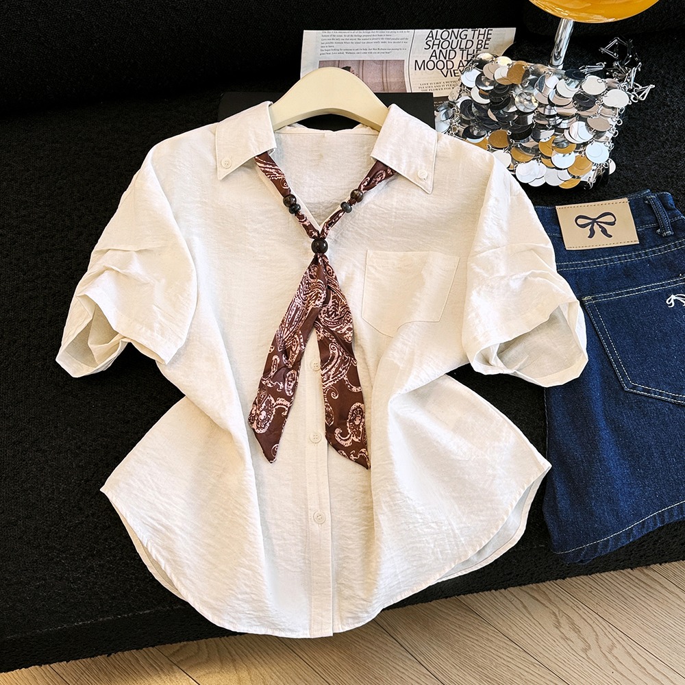 Short sleeve summer shirt all-match small shirt