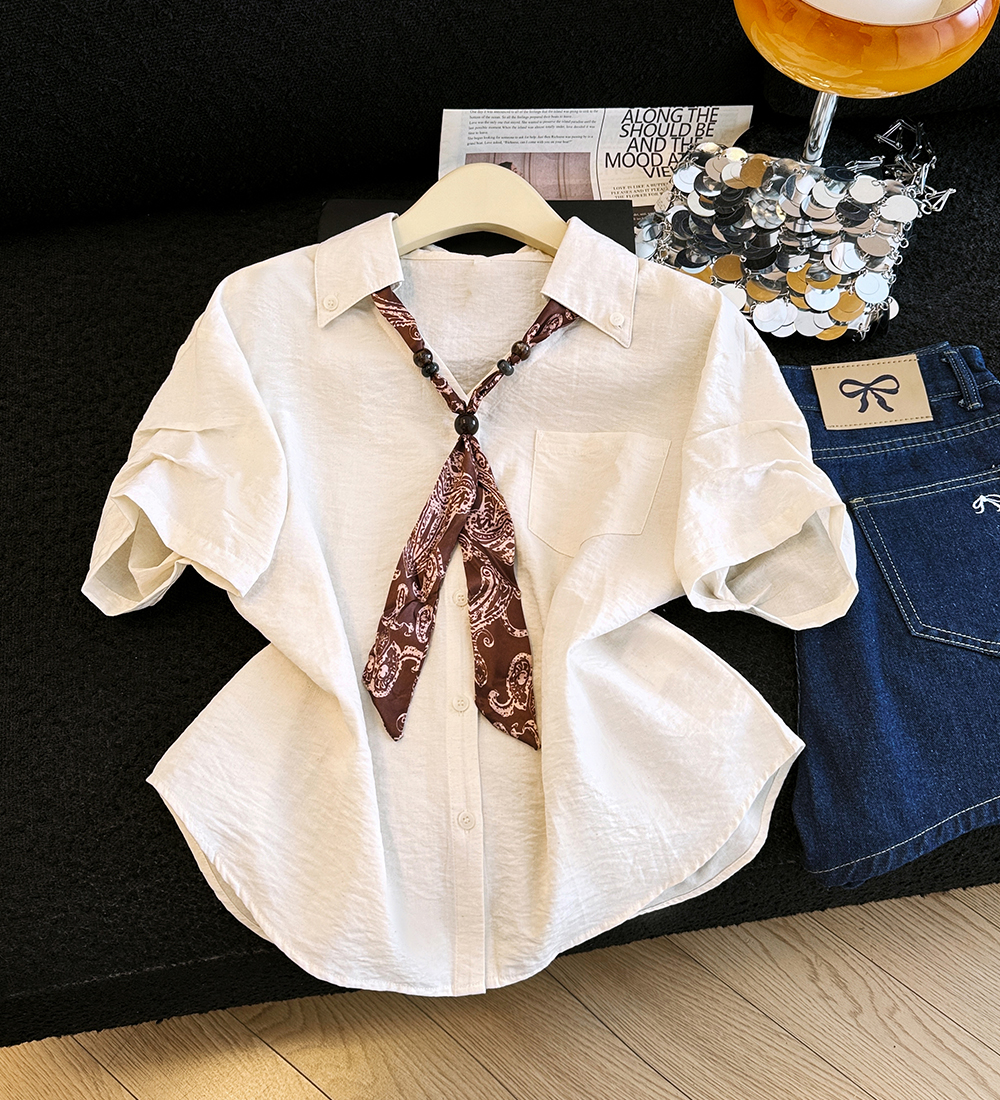 Short sleeve summer shirt all-match small shirt