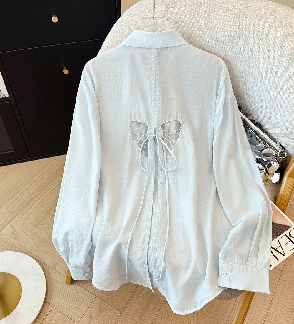 Sunscreen niche cardigan hollow thin coat
