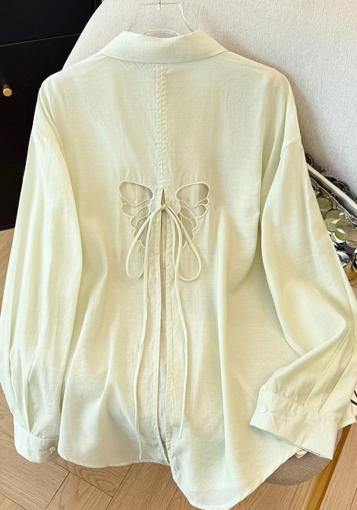 Sunscreen niche cardigan hollow thin coat