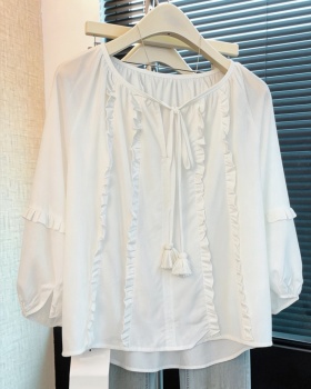 Summer Korean style small shirt short sleeve tops for women