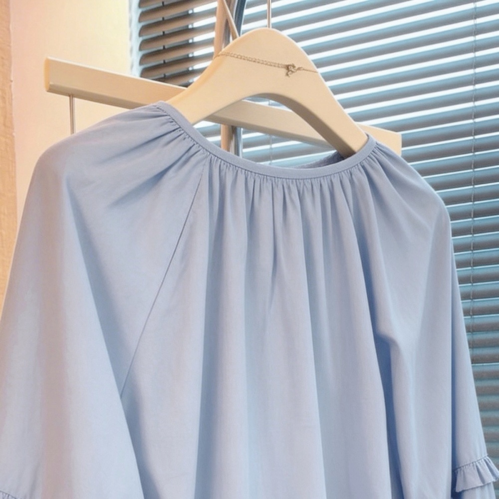 Summer Korean style small shirt short sleeve tops for women