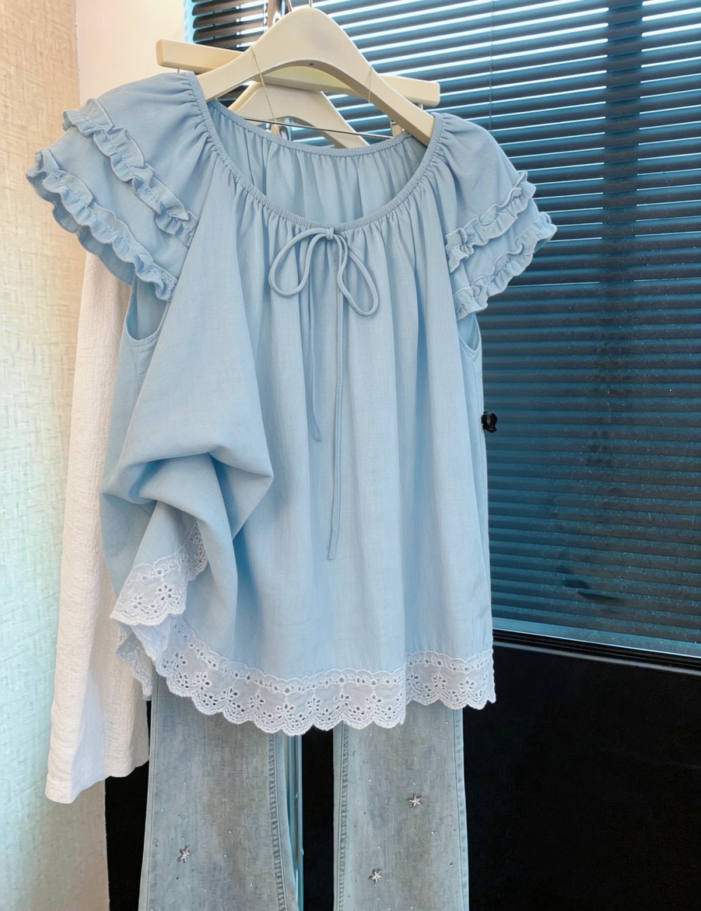 Short sleeve loose shirt summer small shirt for women