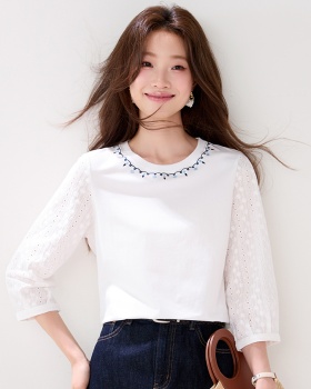 France style fashion small shirt pullover tops for women