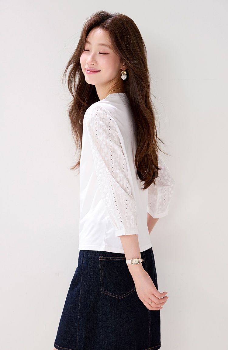 France style fashion small shirt pullover tops for women
