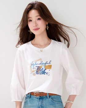 Summer shirt pullover T-shirt for women