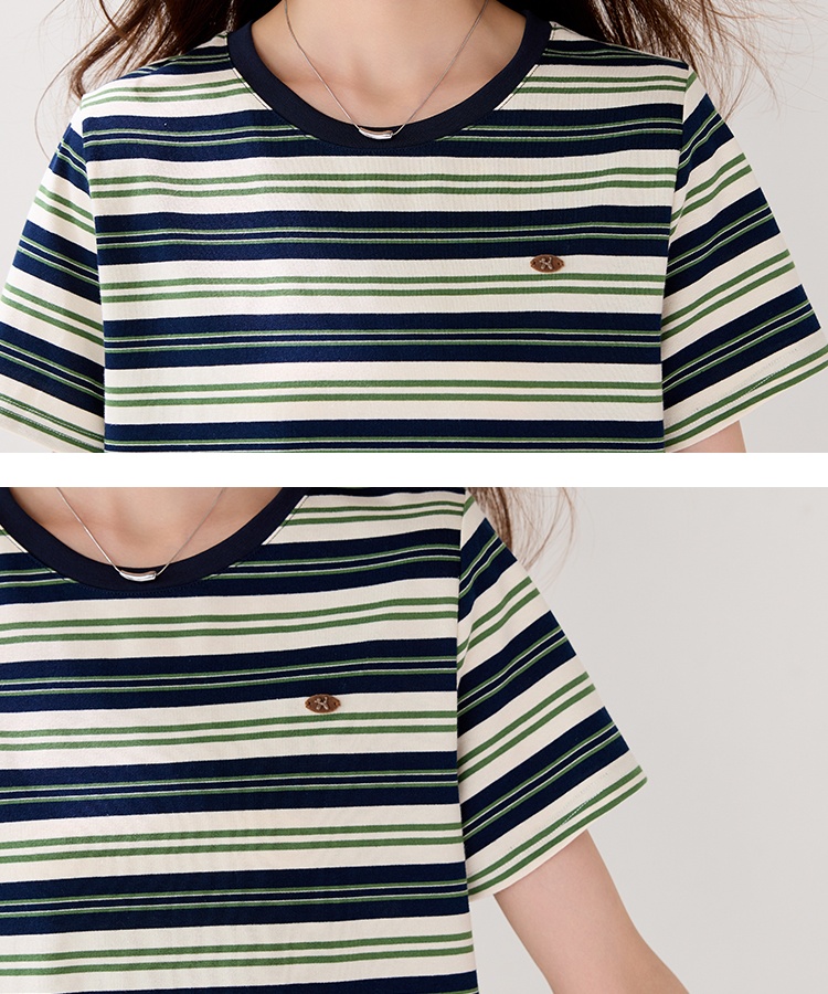 Fresh fashion T-shirt summer pullover tops for women
