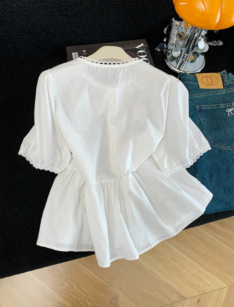 Summer loose shirt fashion Western style tops for women