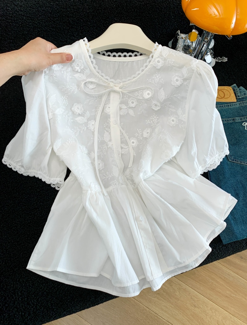 Summer loose shirt fashion Western style tops for women