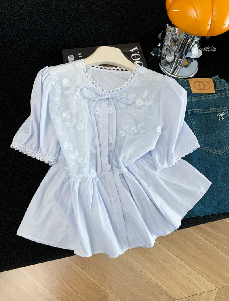 Summer loose shirt fashion Western style tops for women