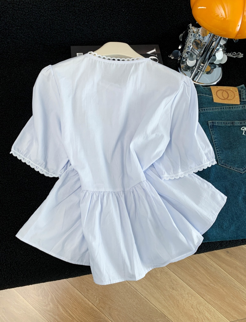 Summer loose shirt fashion Western style tops for women