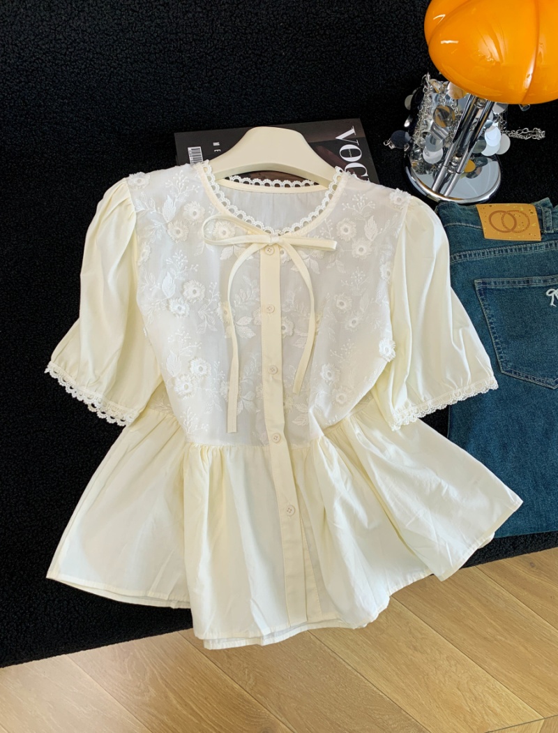Summer loose shirt fashion Western style tops for women