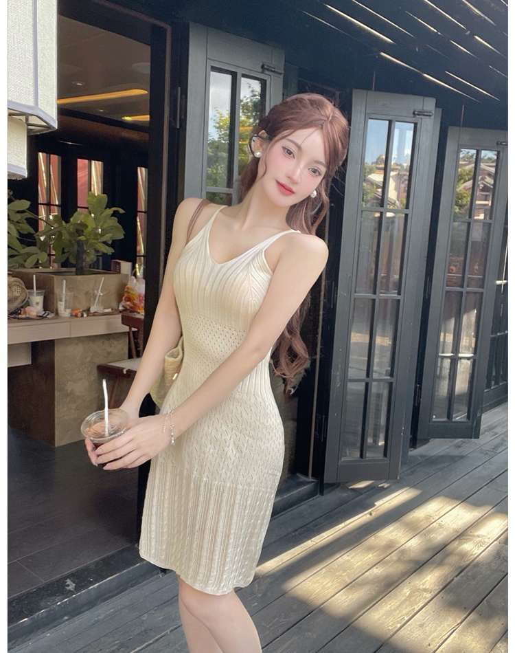Sexy A-line dress enticement France style T-back for women