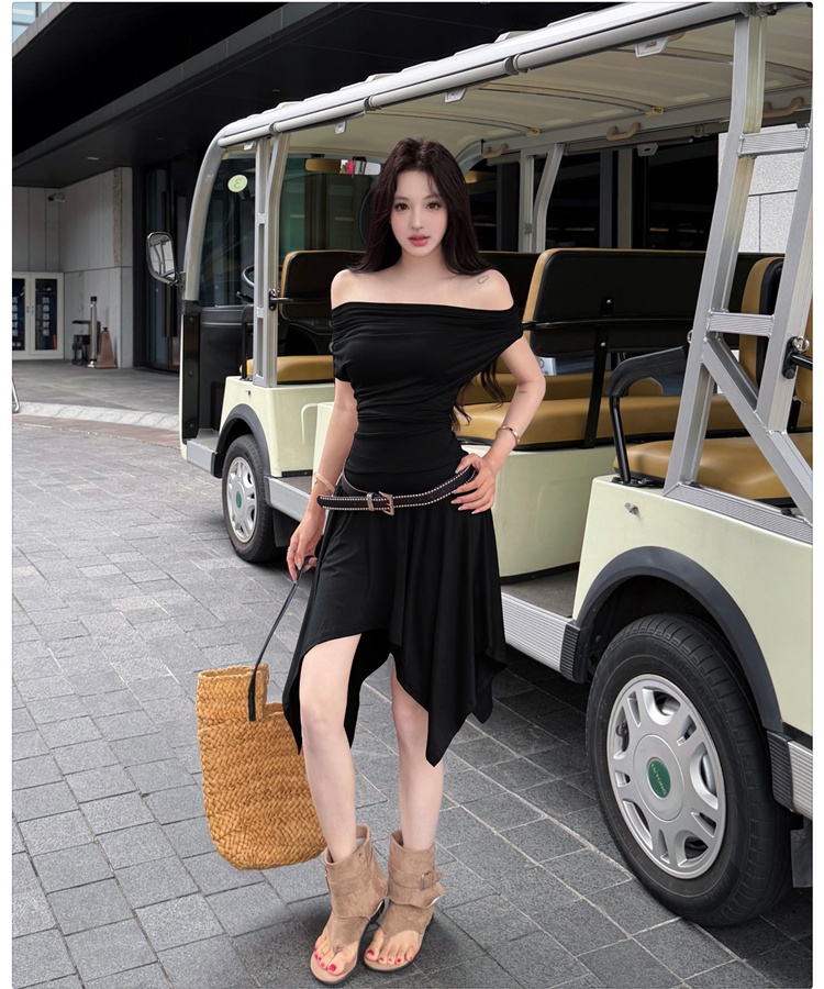 Halter summer multiple wear method waist dress