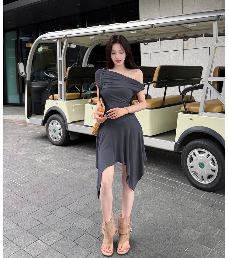 Halter summer multiple wear method waist dress