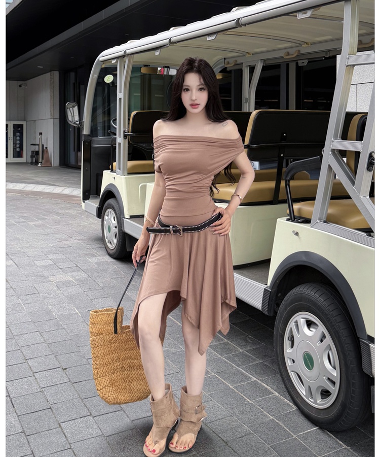 Halter summer multiple wear method waist dress