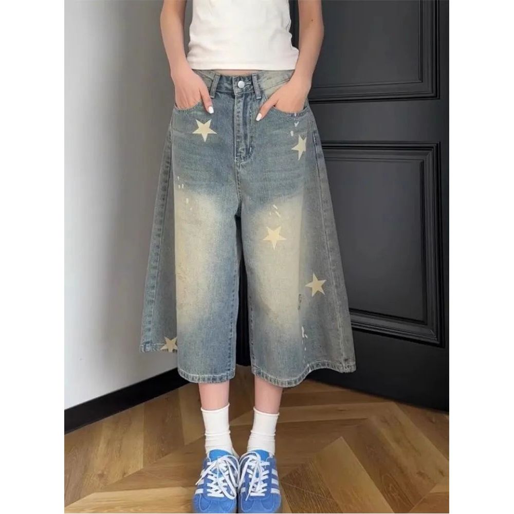 Summer shorts cropped pants for women