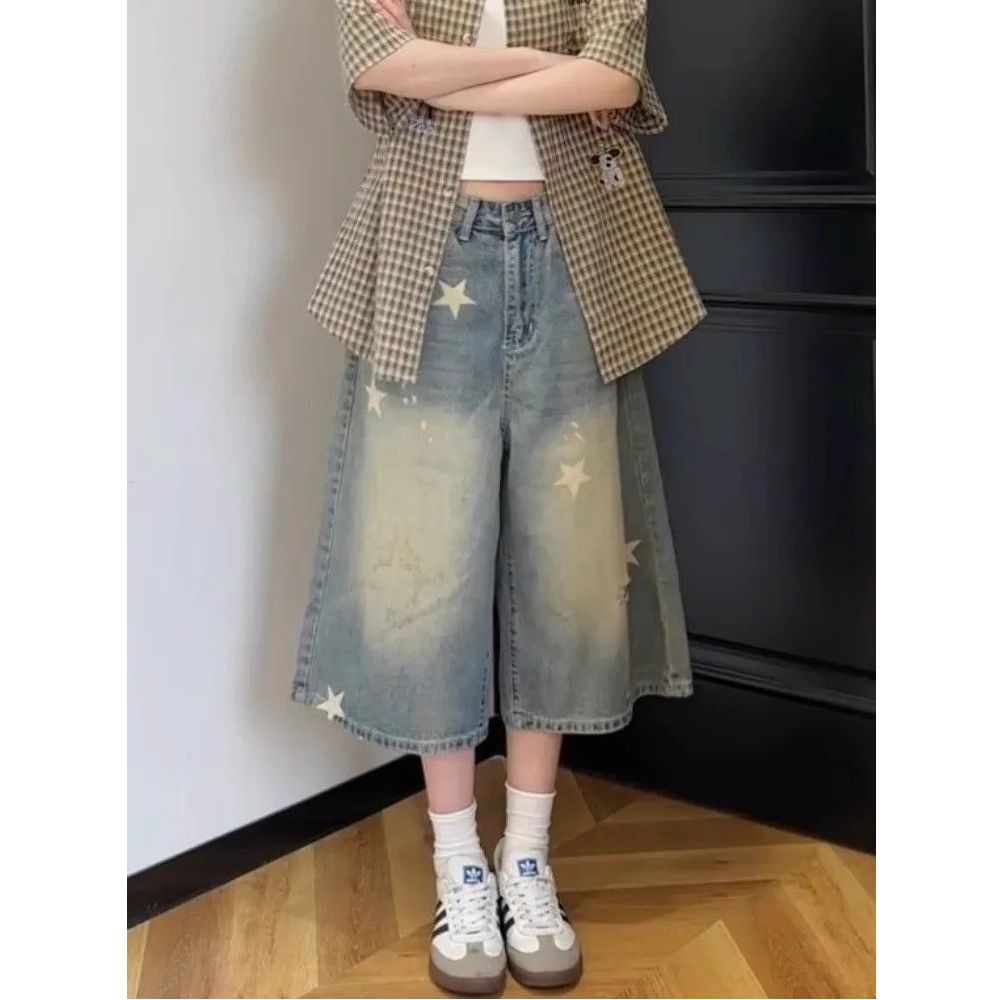 Summer shorts cropped pants for women