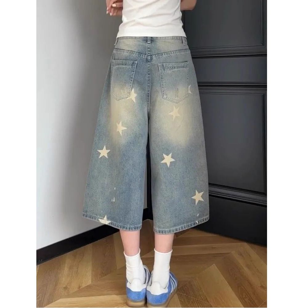 Summer shorts cropped pants for women