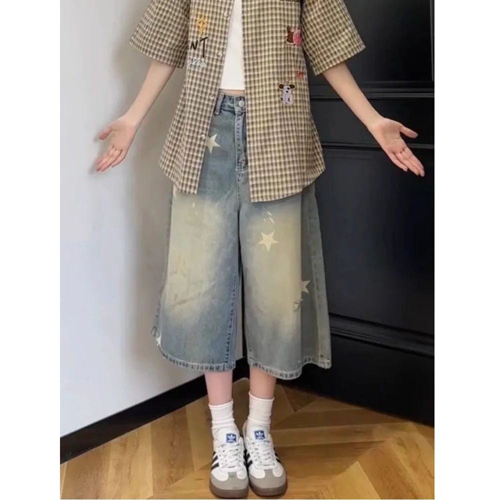 Summer shorts cropped pants for women