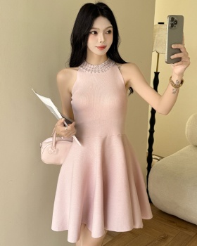 France style lady dress sleeveless dress for women