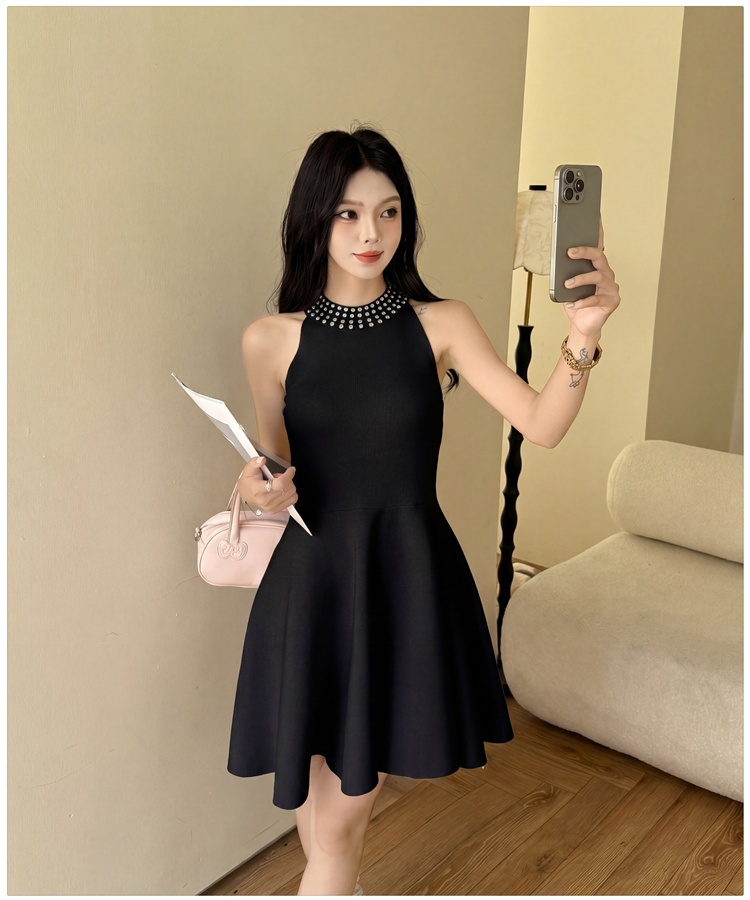 France style lady dress sleeveless dress for women