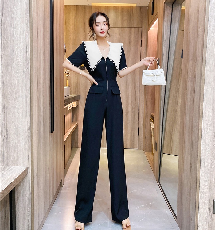 Summer temperament jumpsuit fashion long pants