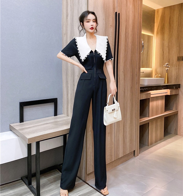 Summer temperament jumpsuit fashion long pants