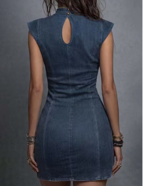 Sexy T-back halter dress for women