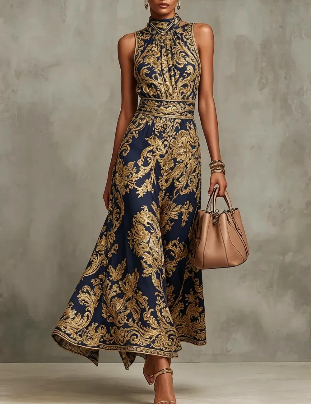 Slim dress embroidery evening dress for women