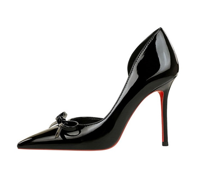 Bow lazy shoes sexy high-heeled shoes for women