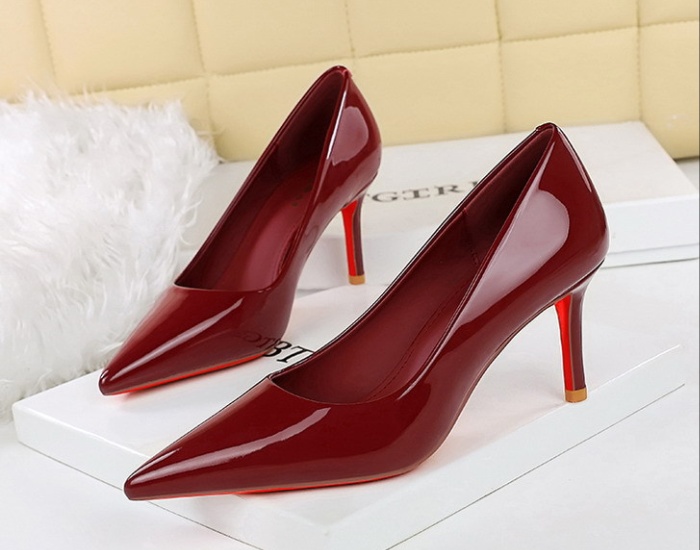 Sexy fashion high-heeled shoes low banquet shoes