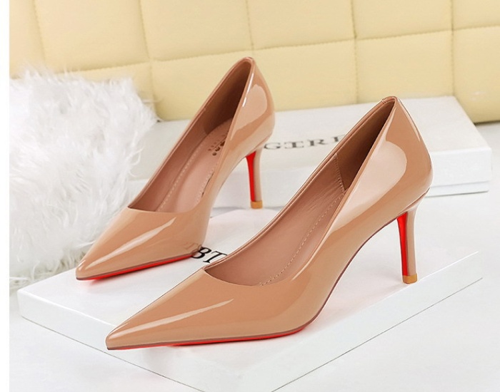 Sexy fashion high-heeled shoes low banquet shoes