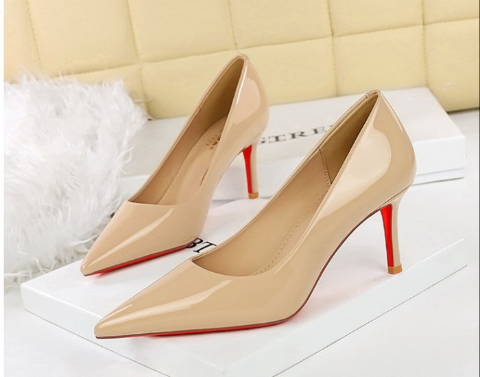 Sexy fashion high-heeled shoes low banquet shoes