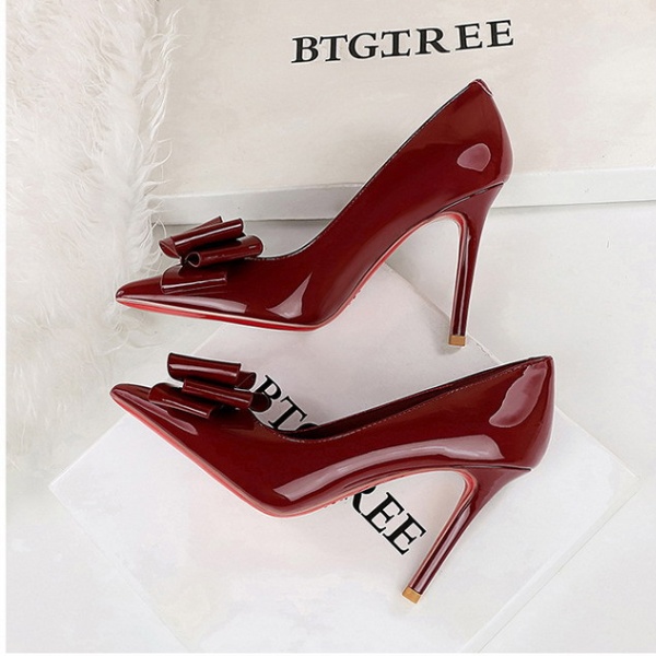 Fine-root high-heeled shoes European style shoes for women