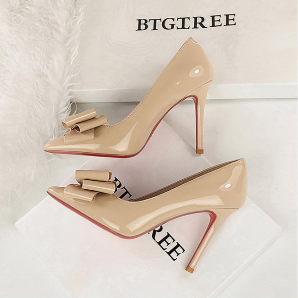 Fine-root high-heeled shoes European style shoes for women