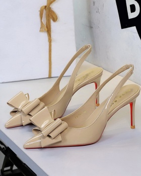 Patent leather high-heeled shoes shoes for women
