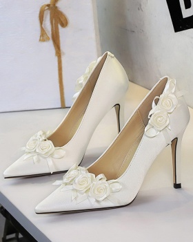 Lace high-heeled shoes shoes for women