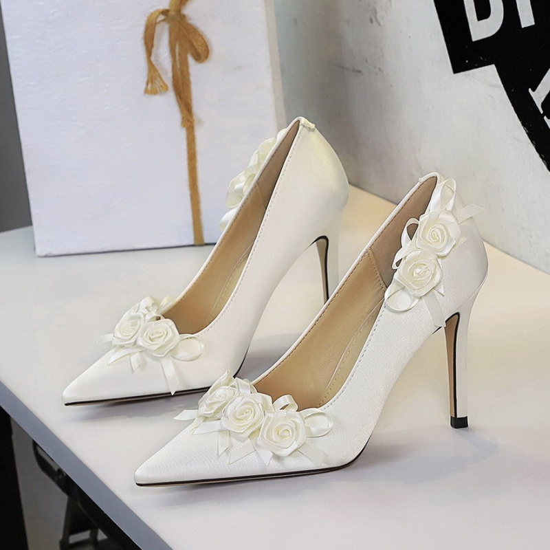 Lace high-heeled shoes shoes for women