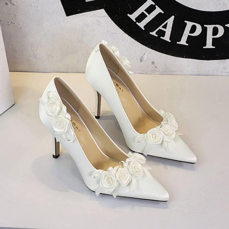 Lace high-heeled shoes shoes for women
