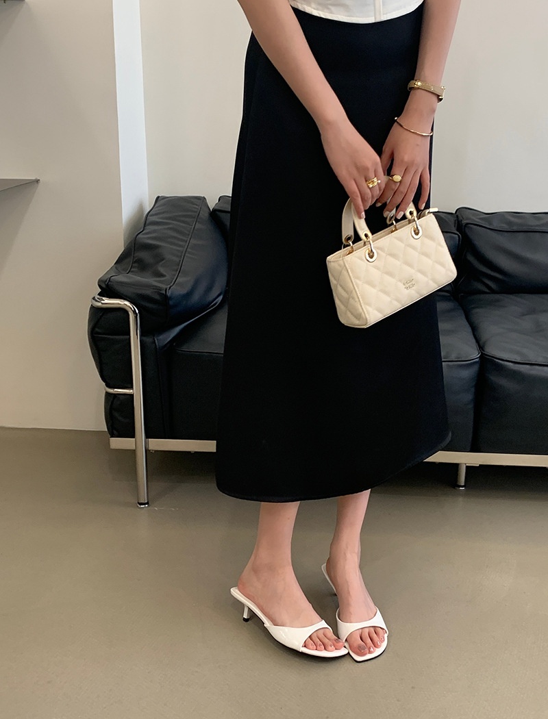 Wears outside slippers fashion high-heeled shoes for women