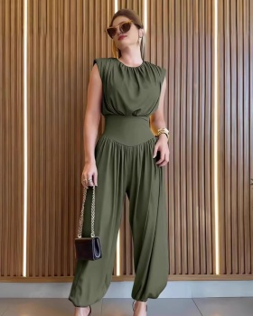 European style yoga jumpsuit Casual pants