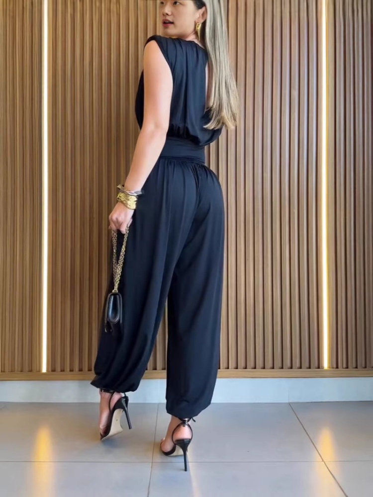 European style yoga jumpsuit Casual pants