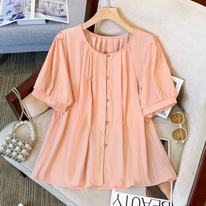 Cover belly France style shirt summer tops for women