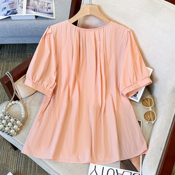 Cover belly France style shirt summer tops for women